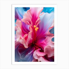 Hibiscus Flower Art Print