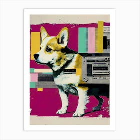 Corgi Art Print