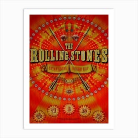 Rolling Stones Bgp 215 Oakland 1999 Concert Poster Art Print