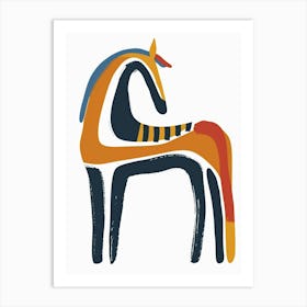 Swedish Horse Art Print