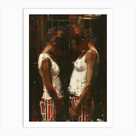 Two Women 7 Art Print