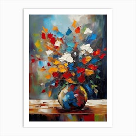 Flowers In A Vase 18 Art Print