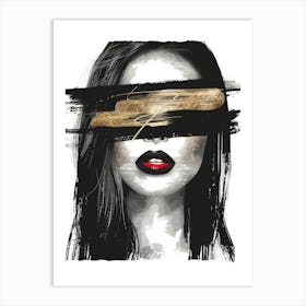 Black And Gold 13 Art Print