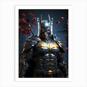 Samurai Batman Arkham Knight Art Print