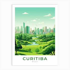 Brazil Curitiba Travel Art Print