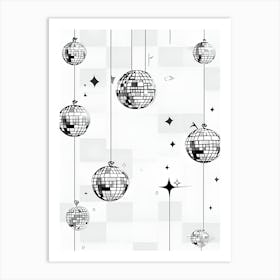 Disco Balls 2 Art Print