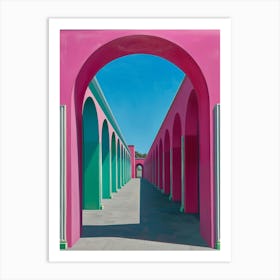 Pink Archway Art Print