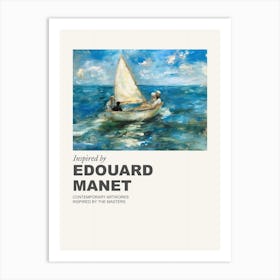 Museum Poster Inspired By Edouard Manet 4 Art Print