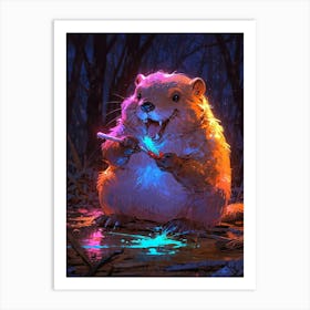 Beaver 3 Art Print