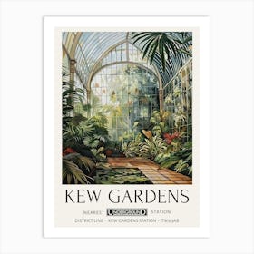 William Morris Print Kew Gardens Print Botanical Vintage London Art Print