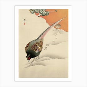 Pheasant, Ohara Koson Art Print