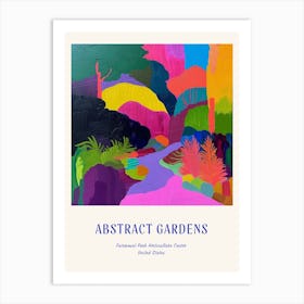 Colourful Gardens Fairmount Park Horticulture Center Usa 1 Blue Poster Art Print