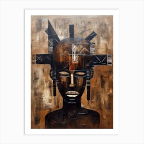 Tribal Essence: Unveiling African Inspirations Art Print