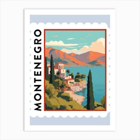 Montenegro 4 Travel Stamp Poster Art Print