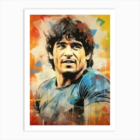 Diego Maradona (3) Art Print