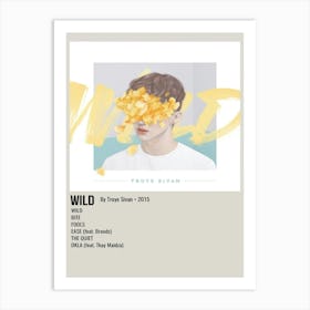 Wild By Troye Sivan 2015 Poster Art Print