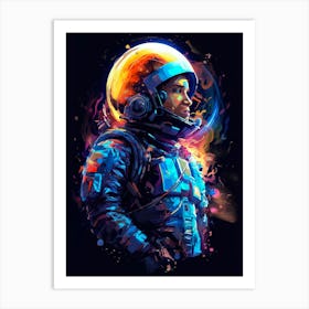 Astronaut In Space 6 Art Print