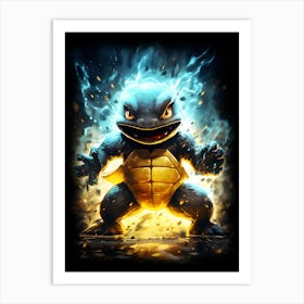 Pokemon Squirtle 3 Art Print