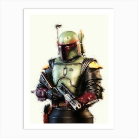 The Mandalorian Painting Art Print