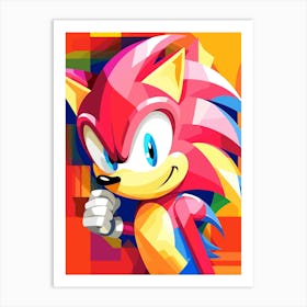 Sonic The Hedgehog 7 Art Print