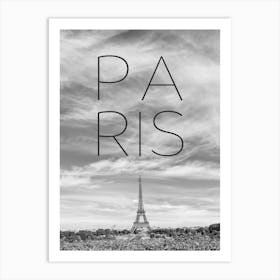 Paris Minimalist Eiffel Tower Art Print