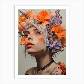 Flower Crown Art Print