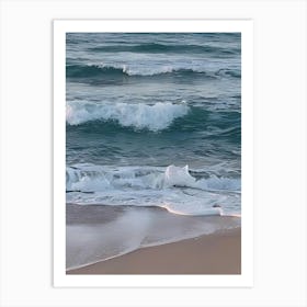 Waves On The Beach 1 Art Print