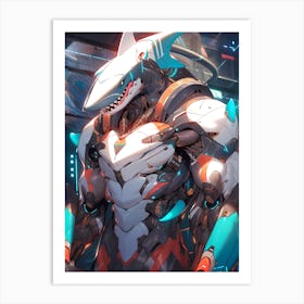 Overwatch Shark Art Print