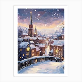 Christmas In Switzerland Art Print