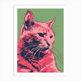 Cat Portrait 4 Art Print