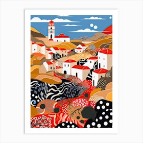 Trapani, Italy, Illustration In The Style Of Pop Art 3 Art Print