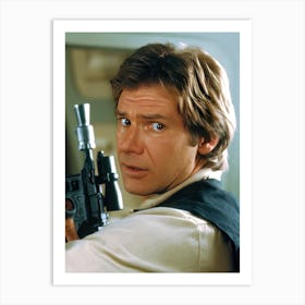 Han Solo In Star Wars Art Print