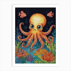 Octopus 58 Art Print