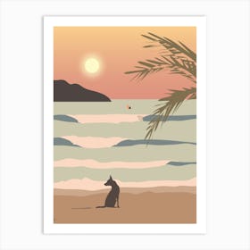 Sunset in Sayulita, Mexico Art Print