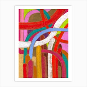 Color Tube Art Print