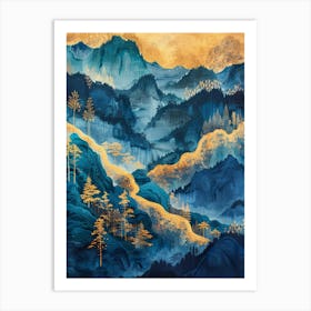 Chinese Mountains 50 Art Print