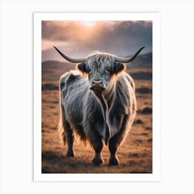 Highland Cow 10 Art Print
