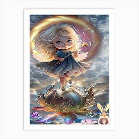 Diamond Fairy Art Print