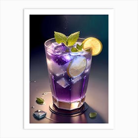 Purple Drink Art Print