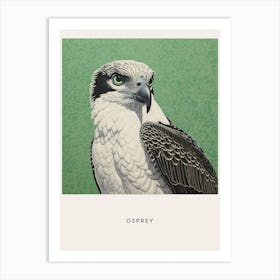 Ohara Koson Inspired Bird Painting Osprey 1 Poster Art Print