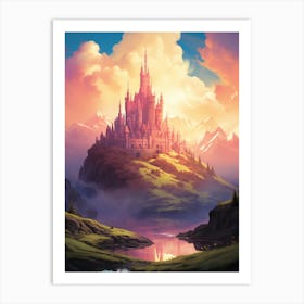 Castle In The Sky Art Print