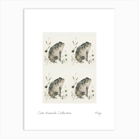 Cute Animals Collection Frog 2 Art Print