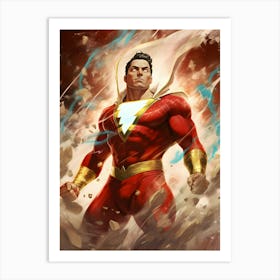 Shazam Painting Art Print