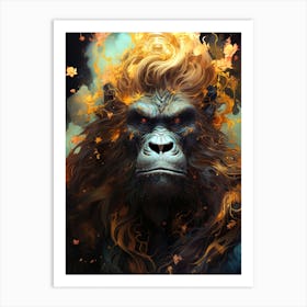 Gorilla 1 Art Print