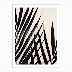 Palm Leaves Beige_2242707 Art Print