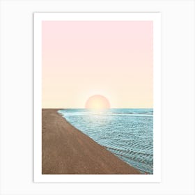 Sunset In The Sea 2 Art Print