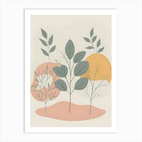 Plants And Trees Art Print