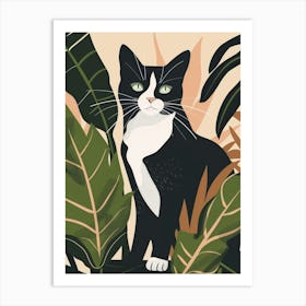 Cat In The Jungle 41 Art Print