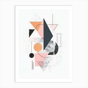 Abstract Geometric Canvas Print Art Print