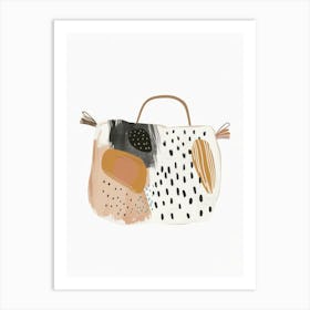 I Love You Bag Art Print